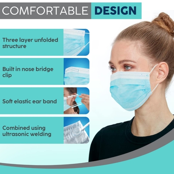 Face Mask 50 Pack - Picture 3 of 4